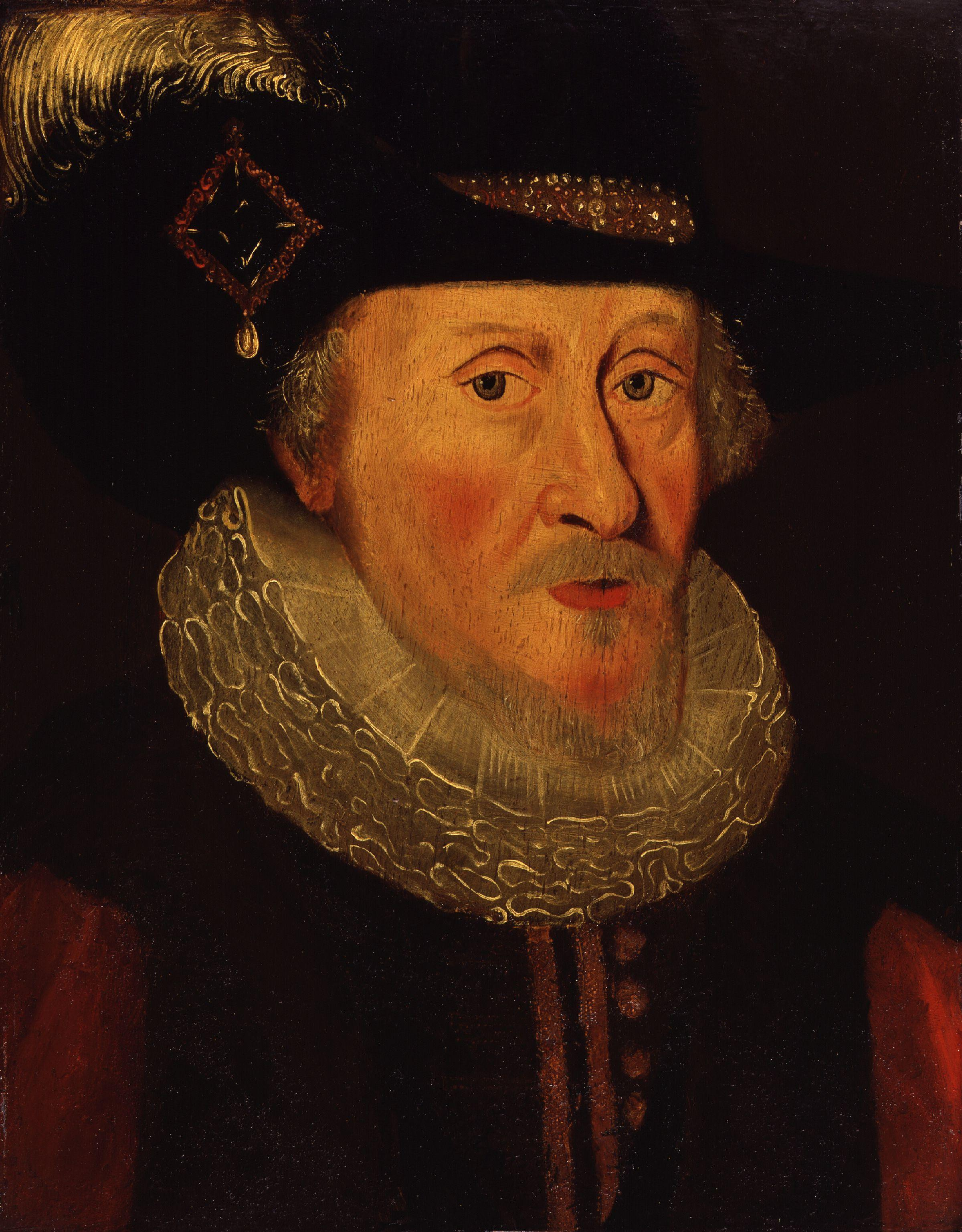 Jacobo Carlos Estuardo, nació en Edimburgo el 19 de junio de 1566 y murió en Theobalds house el 27 de marzo de 1625, durante un fuerte ataque de disentería. - jacobo-I-de-inglaterra